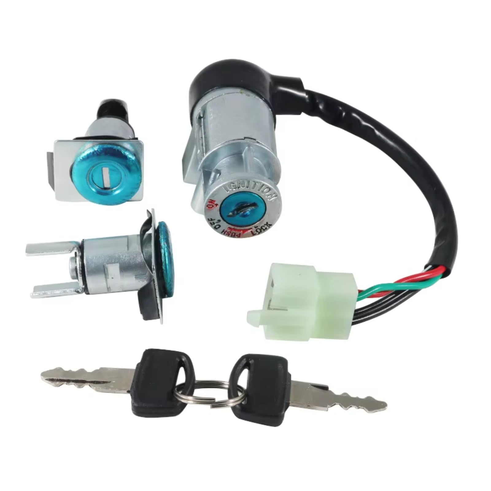 NOEyoue Zündschloss Für CH80 Für Elite 1985 1986-2007 35010-GV4-901 Motorrad Zündschloss Kit Montage Für Tankdeckel Tank Abdeckung Mit 2 Schlüssel NOEyoue Zündschloss Für CH80 Für Elite 1985 1986-2007 35010-GV4-901 Motorrad Zündschloss Kit Montage Für Tankdeckel Tank Abdeckung Mit 2 Schlüssel von NOEyoue