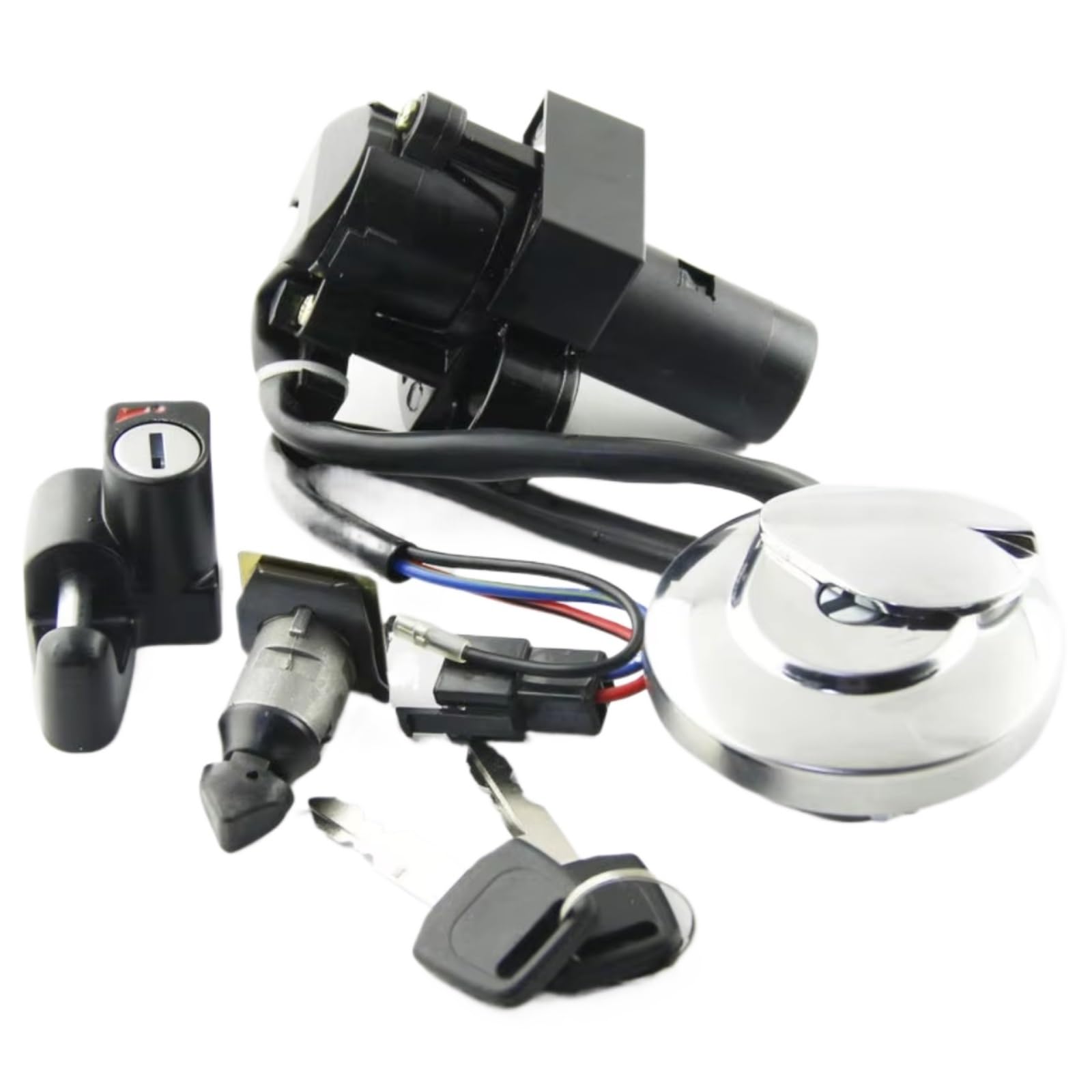 NOEyoue Zündschloss Für CL400 1999 Motorrad Für Tankdeckel Zündschloss Für Sitz Schloss Mit Schlüssel Kit Motorrad Zubehör Motorrad Ersatzteile NOEyoue Zündschloss Für CL400 1999 Motorrad Für Tankdeckel Zündschloss Für Sitz Schloss Mit Schlüssel Kit Motorrad Zubehör Motorrad Ersatzteile von NOEyoue