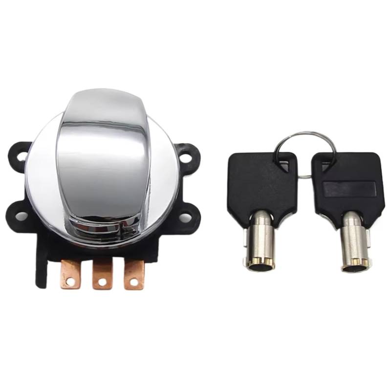 NOEyoue Zündschloss Für Fxds-Conv Ggvy Für Dyna Für Glide Für Cabrio 2000 Für Fxdwg2 CVO Für Dyna Wide Für Glide 2001 Motorrad Zündung Start Schalter Lock Key Set von NOEyoue