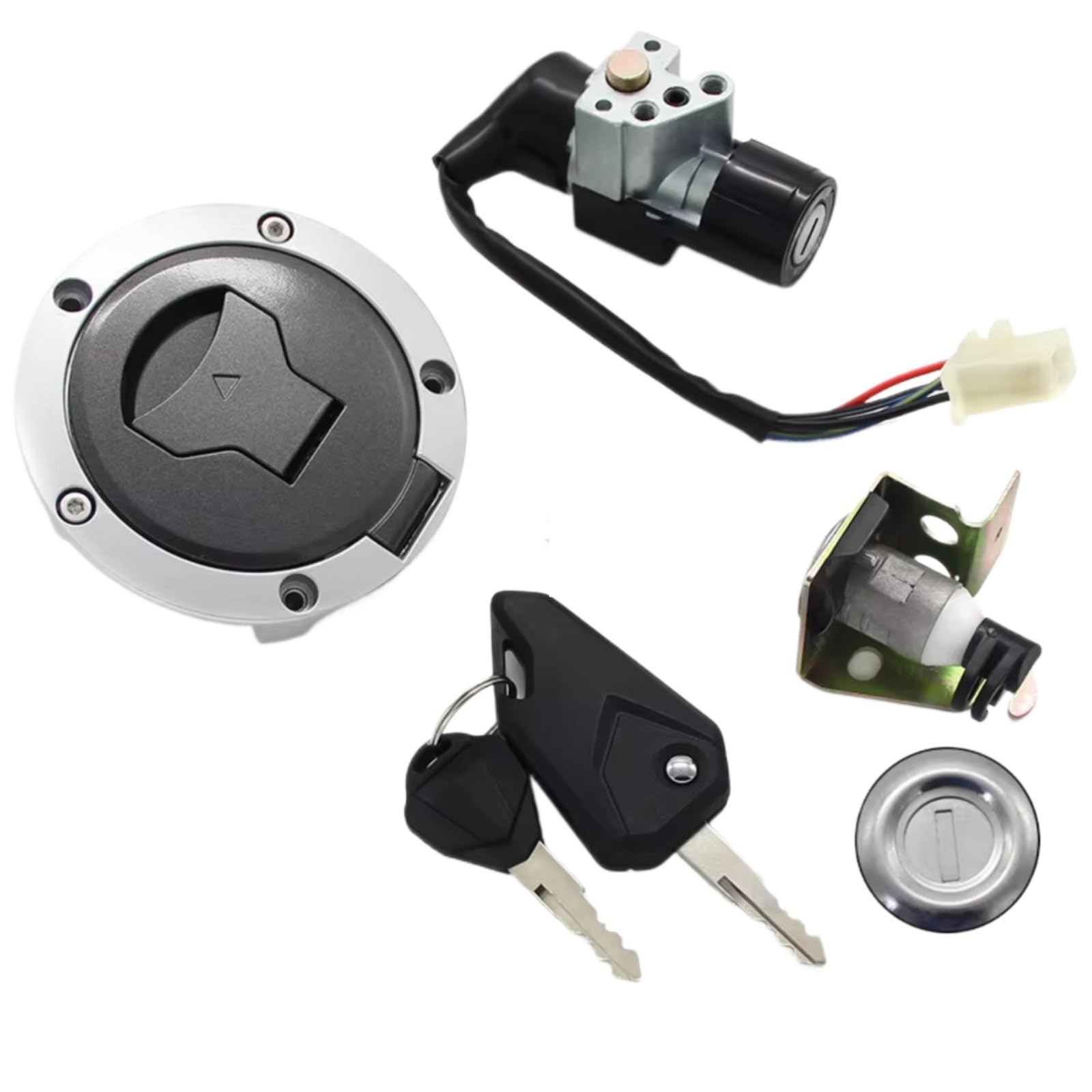 NOEyoue Zündschloss Für Grom Msx125sf 2016 Für Grom125 Ac Lenker 2017 2018 Motorrad Zündschloss Kit Montage Für Tankdeckel Tank Abdeckung Mit 2 Schlüsseln NOEyoue Zündschloss Für Grom Msx125sf 2016 Für Grom125 Ac Lenker 2017 2018 Motorrad Zündschloss Kit Montage Für Tankdeckel Tank Abdeckung Mit 2 Schlüsseln von NOEyoue
