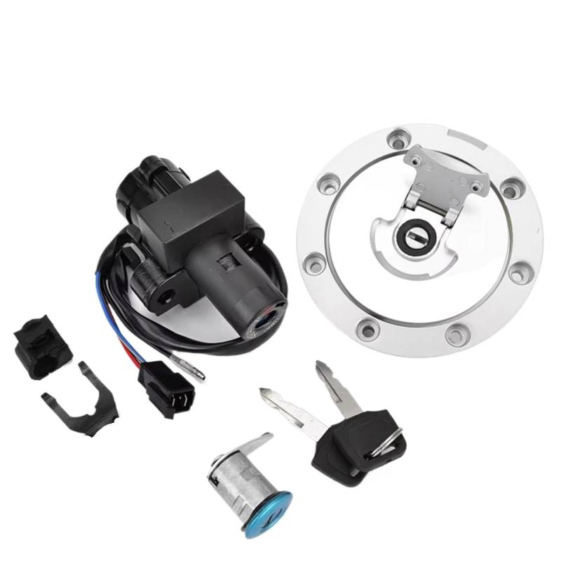 NOEyoue Zündschloss Für VFR400 Für NC30 1989-1992 Für RVF400 Für NC35 1994-1996 35100-MR8-027 Zündschalter Für Tankdeckel Schloss Schlüssel von NOEyoue