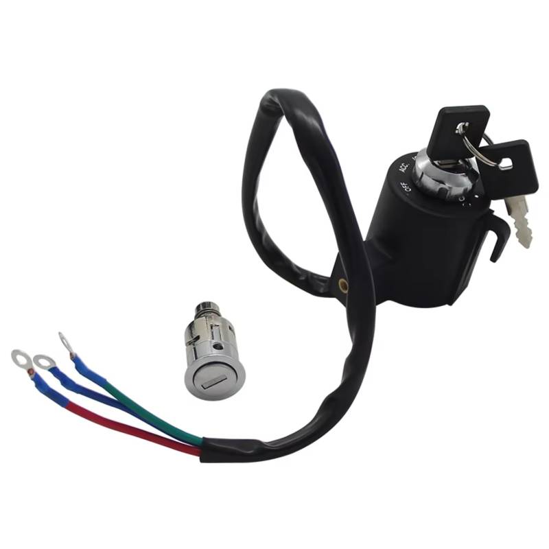 NOEyoue Zündschloss Für Xl1200l Für Sportster 1200 Low 2006-2011 Für Xl1200n Nightster 2007-2011 Motorrad Zündschloss Für Sitz Schloss Schlüssel Für Tankdeckel Set von NOEyoue