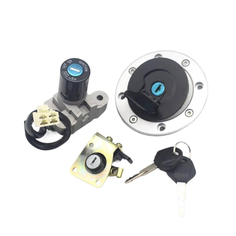NOEyoue Zündschloss Kompatibel Mit Suzuki Für GSF250 Für Bandit 250 77A Für VS/S 1997 1998 1999 2000 Motorrad-Zündschalter Für Tankdeckel-Sitzschloss-Schlüsselsatz von NOEyoue