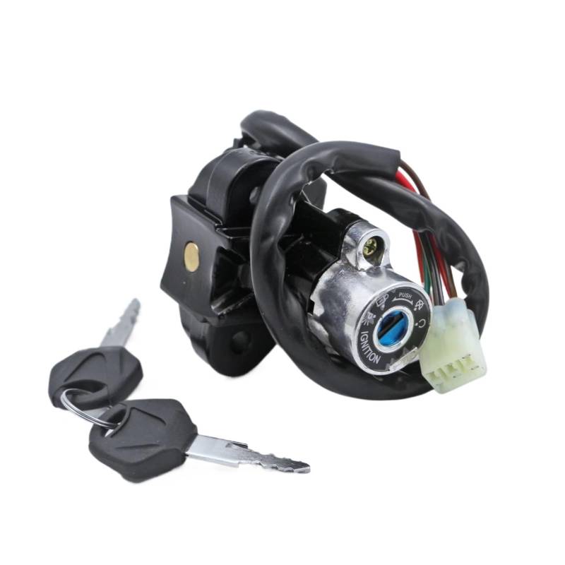 NOEyoue Zündschloss Kompatibel Mit Suzuki Für GSX1250 2010–2011 Für GSF650 Für Bandit 650 2005–2012 Motorrad-Zündung Für Tankdeckel-Abdeckung Für Sitzschloss-Set(Ignition Lock) von NOEyoue