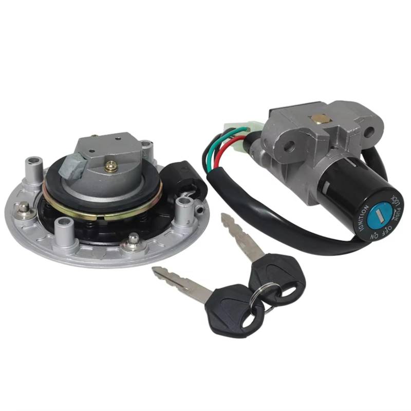 NOEyoue Zündschloss Kompatibel Mit Suzuki Für RF600 GN76A 1993–1997 Für RF900 1994–1999 Motorrad-Tankdeckel-Abdeckungsschloss-Set Motorradzubehör von NOEyoue