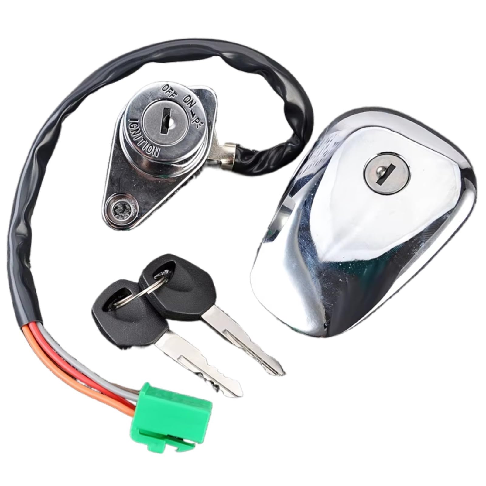NOEyoue Zündschloss Kompatibel Mit Suzuki Für VS700 Für Intruder 700 1986–1987 Für VS750 Für Intruder 750 1985–1991 Zündschalter Für Tankdeckel Für Sitzschloss-Schlüsselsatz NOEyoue Zündschloss Kompatibel Mit Suzuki Für VS700 Für Intruder 700 1986–1987 Für VS750 Für Intruder 750 1985–1991 Zündschalter Für Tankdeckel Für Sitzschloss-Schlüsselsatz von NOEyoue