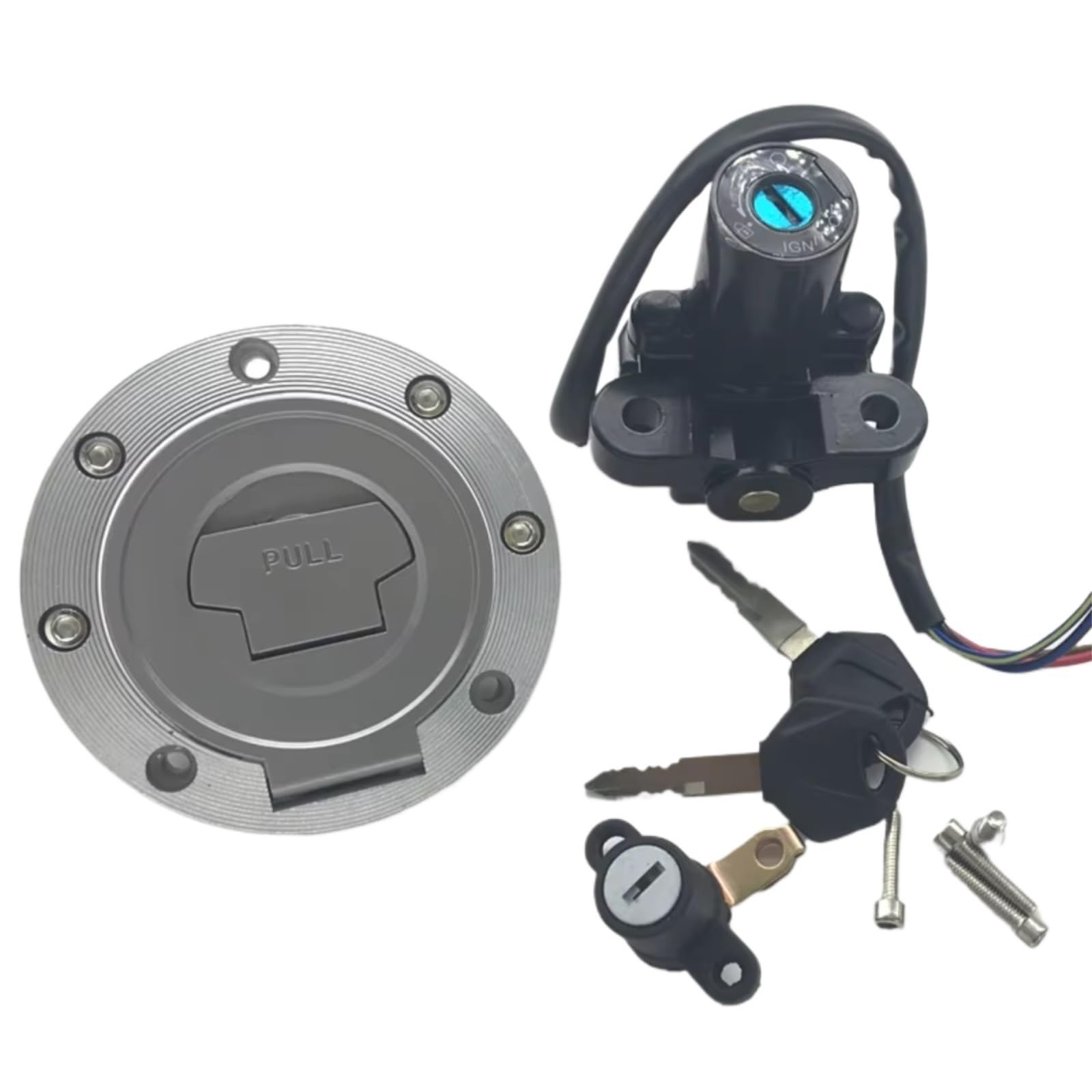 NOEyoue Zündschloss Kompatibel Mit Yamaha Für MT-03 2006–2012 Für MT-09 2013–2016 Motorrad-Zündschalter Tankdeckel-Sperrschlüssel Für Kit Motorrad-Zubehör NOEyoue Zündschloss Kompatibel Mit Yamaha Für MT-03 2006–2012 Für MT-09 2013–2016 Motorrad-Zündschalter Tankdeckel-Sperrschlüssel Für Kit Motorrad-Zubehör von NOEyoue