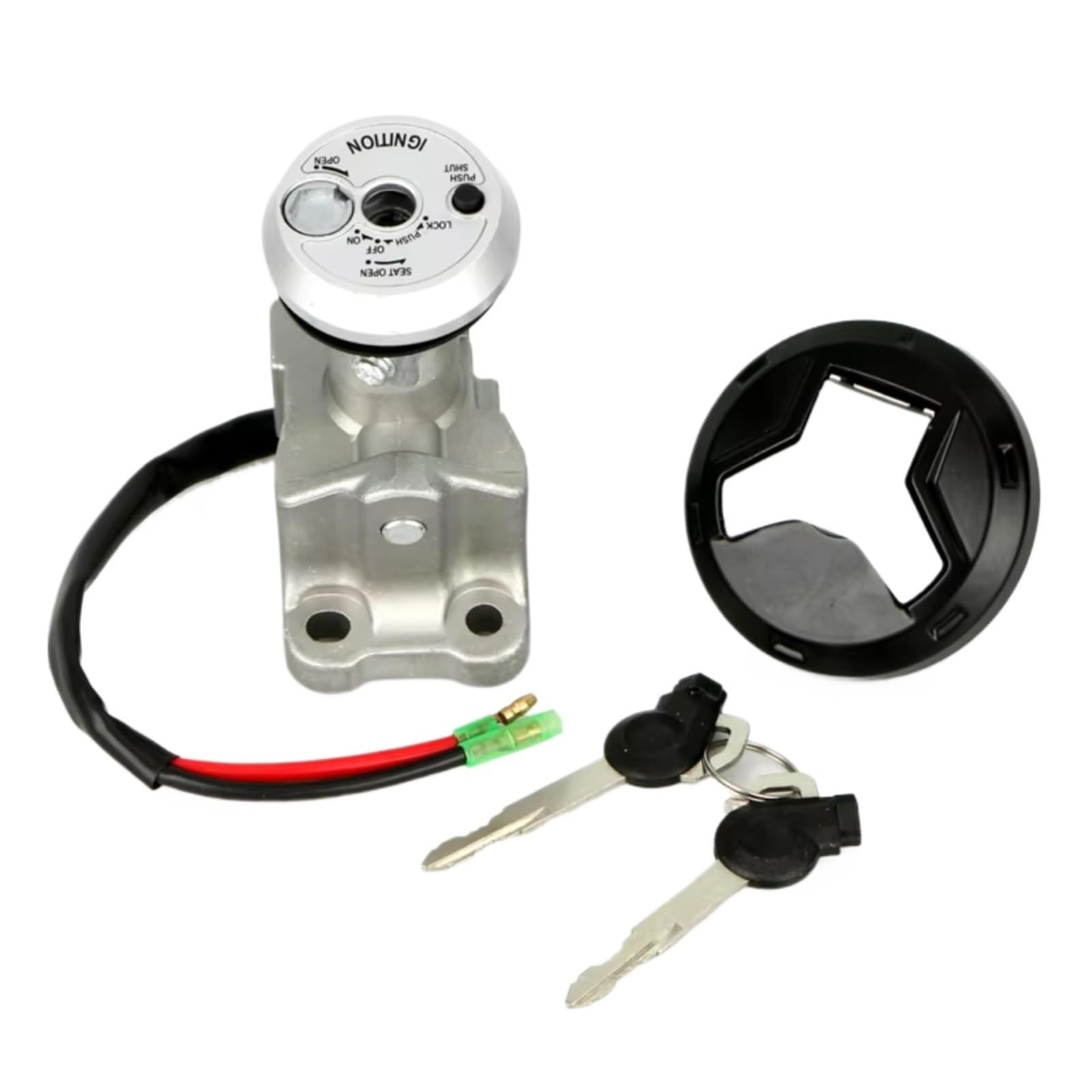 NOEyoue Zündschloss Kompatibel Mit Yamaha Für NMAX 155 2015–2019 Motorrad-Zündschalter Benzintank Für Tankdeckel-Schlossabdeckung Mit Schlüssel NOEyoue Zündschloss Kompatibel Mit Yamaha Für NMAX 155 2015–2019 Motorrad-Zündschalter Benzintank Für Tankdeckel-Schlossabdeckung Mit Schlüssel von NOEyoue