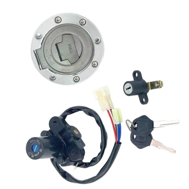 NOEyoue Zündschloss Kompatibel Mit Yamaha Für XJ6 Für XJ6F Für XJ6N 2009 2010 2011 2012 2013 Motorrad-Zündschalter Für Sitz Für Tankdeckel-Sperrschlüssel von NOEyoue