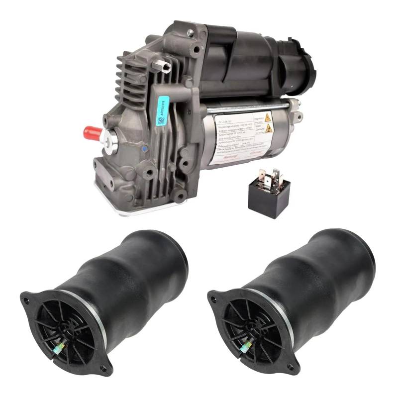 Auto Federbein Luftfeder Für Vito Für Viano Für W639 Für V639 AP02 Luftfederung Reparatur Kit Frühling Tasche & Kompressor Pumpe Air Quellen Strut von NOKRGQW