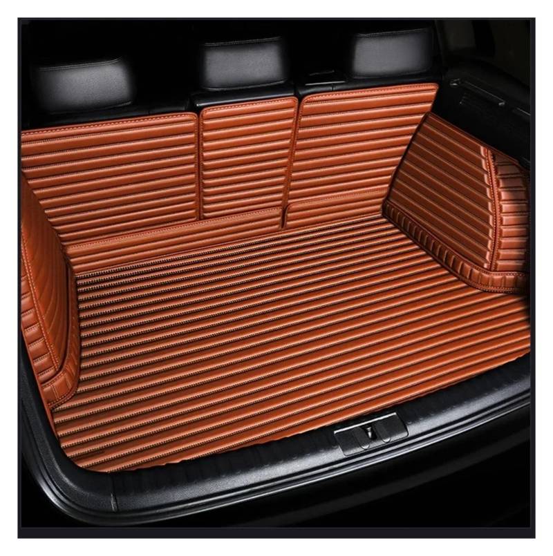 Auto Kofferraummatte Benutzerdefinierte Vollständige Abdeckung Kofferraummatte Für Changan CS35 Plus CS15 CS75 Plus 2020-2022 Autozubehör Auto-Innendetails Auto Kofferraum Schutzmatte(Brown) von NOKRGQW