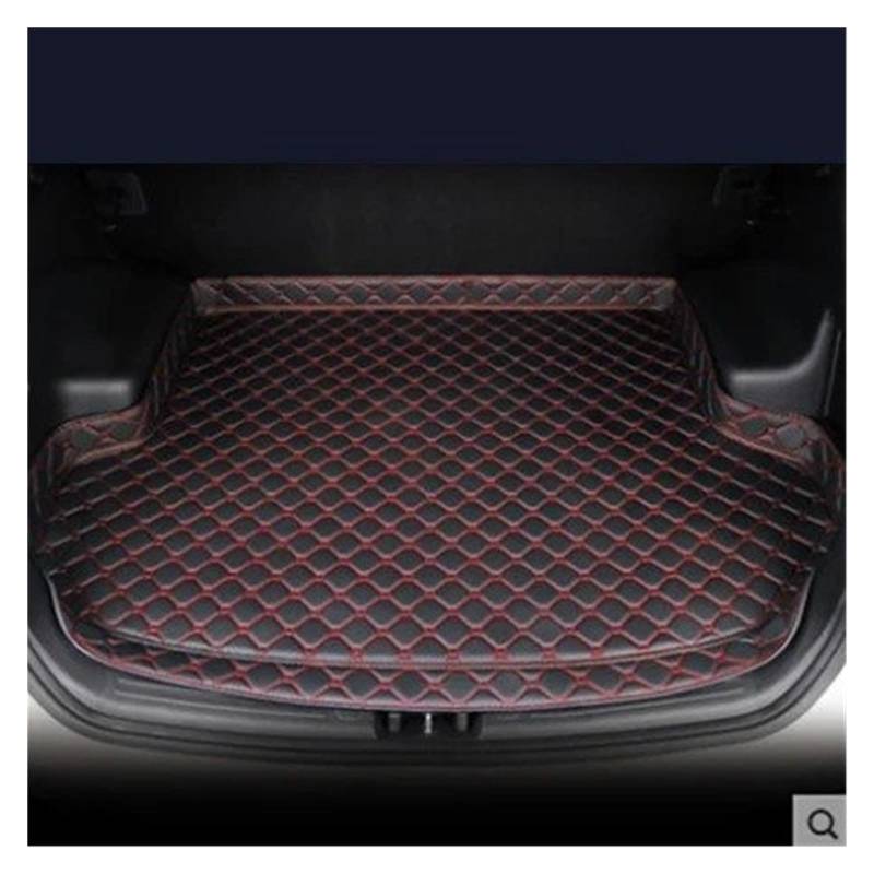 Auto Kofferraummatte Hohe Seite Kofferraummatte Für Käfer 2012 2013 2014 2015 2016 2017 2018 Cargo-Liner Teppich Innenausstattung Abdeckung Auto Kofferraum Schutzmatte(Black red A) von NOKRGQW
