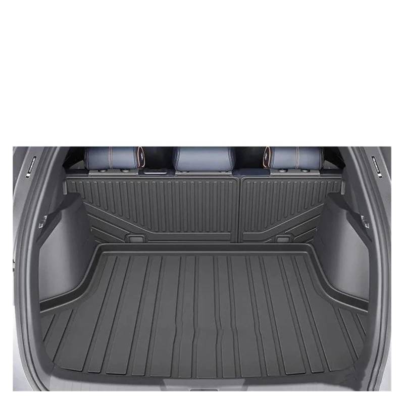 Auto Kofferraummatte Kofferraummatten Für Roewe D5X MG HS MK2 2024~2027 wasserdichte Pads Aufbewahrungspads Cargo-Liner Rücksitzbezüge Autozubehör Auto Kofferraum Schutzmatte(Version B 3PCS) von NOKRGQW