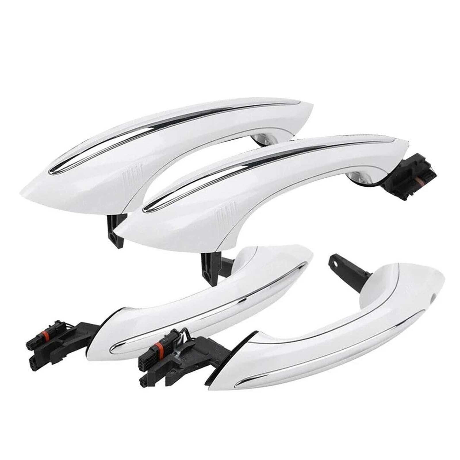 Auto Linkslenker Außentürgriff F01 F02 F06 F10 520d 520i 525d 528i 530d 530i 51217231931 Auto Außen Komfort Zugang Türgriff Für 5 7 Serie Exterieur Auto Türgriff(4PCS White) von NOKRGQW