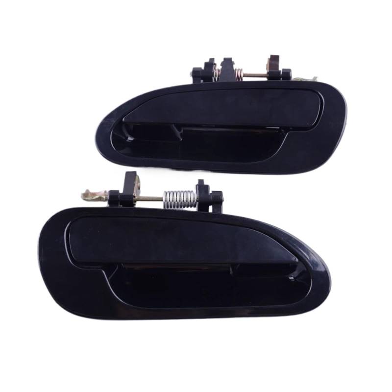 Auto Linkslenker Außentürgriff Für Accord 2.0 2.3 3.0 Limousine 4 Türen 1998 1999 2000 2001 2002 1 Paar Hinten Links Und Rechts Auto-Außentürgriff Schwarz Exterieur Auto Türgriff von NOKRGQW