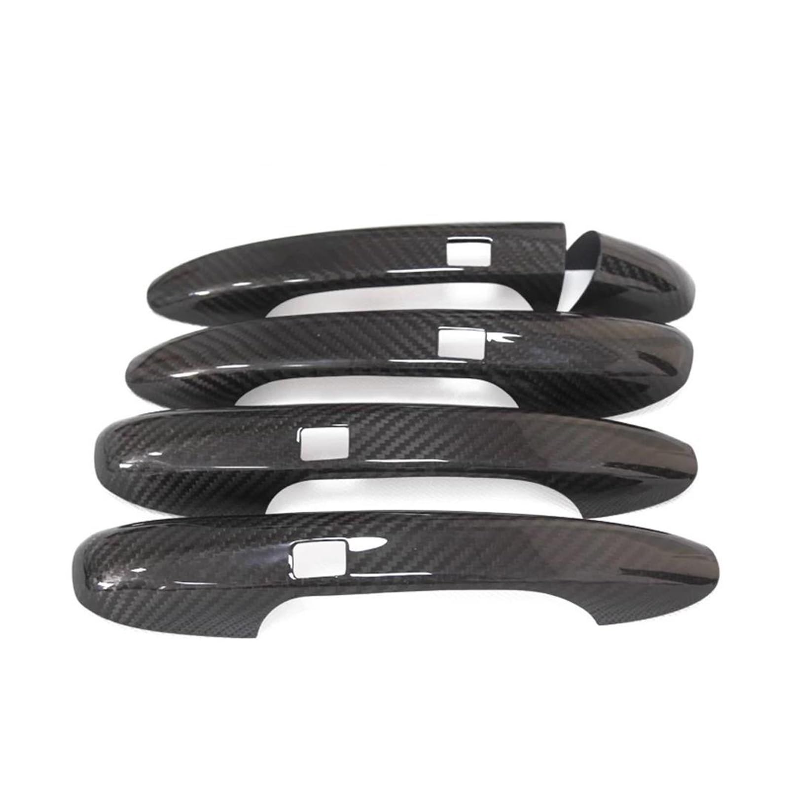 Auto Linkslenker Außentürgriff Für Benz Für S-Klasse W222 2014-2020 Auto Zubehör Real Carbon Fiber Türgriff Abdeckung Rahmen Aufkleber Außen Trim Bodykit Exterieur Auto Türgriff(4 Doors-4 SENSORS) von NOKRGQW