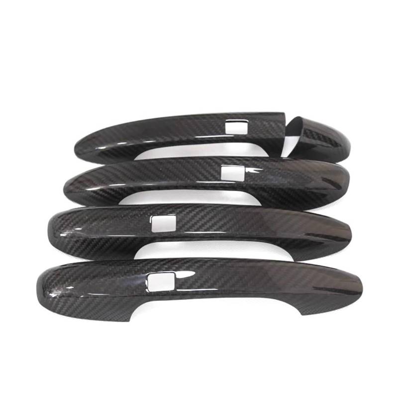 Auto Linkslenker Außentürgriff Für Benz Für S-Klasse W222 2014-2020 Auto Zubehör Real Carbon Fiber Türgriff Abdeckung Rahmen Aufkleber Außen Trim Bodykit Exterieur Auto Türgriff(4 Doors-4 SENSORS) von NOKRGQW