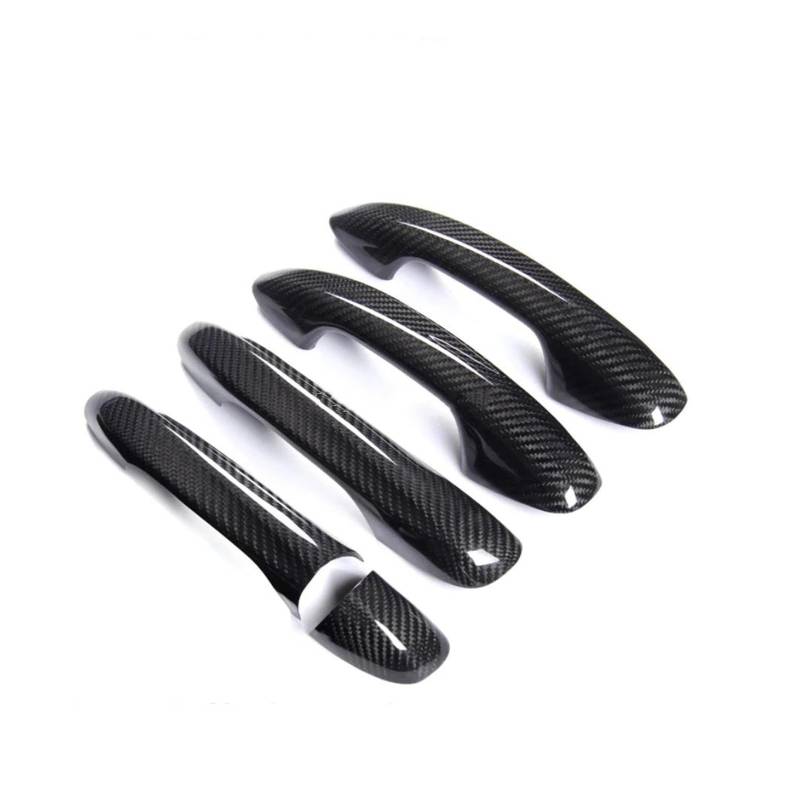 Auto Linkslenker Außentürgriff Für Benz Für S-Klasse W222 2014-2020 Auto Zubehör Real Carbon Fiber Türgriff Abdeckung Rahmen Aufkleber Außen Trim Bodykit Exterieur Auto Türgriff(4 Doors-NO Sensor) von NOKRGQW