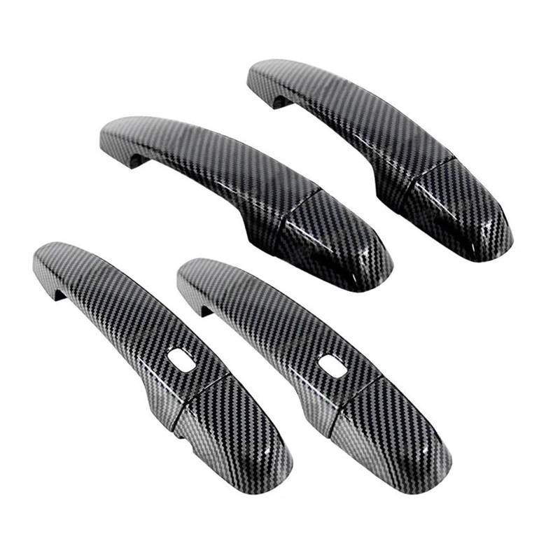 Auto Linkslenker Außentürgriff Für Chevrolet Für Malibu Für Limousine 2016-2020 2021 2022 2023 1 Set Schwarz Carbon Faser Stil Türgriff Abdeckung Trim 2 Löcher Exterieur Auto Türgriff von NOKRGQW