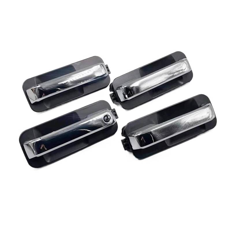 Auto Linkslenker Außentürgriff Für Ford Für F150 2015-2020 Hinten Fahrer Linke Seite Chrom Außengriff Exterieur Auto Türgriff(Rear Left) von NOKRGQW