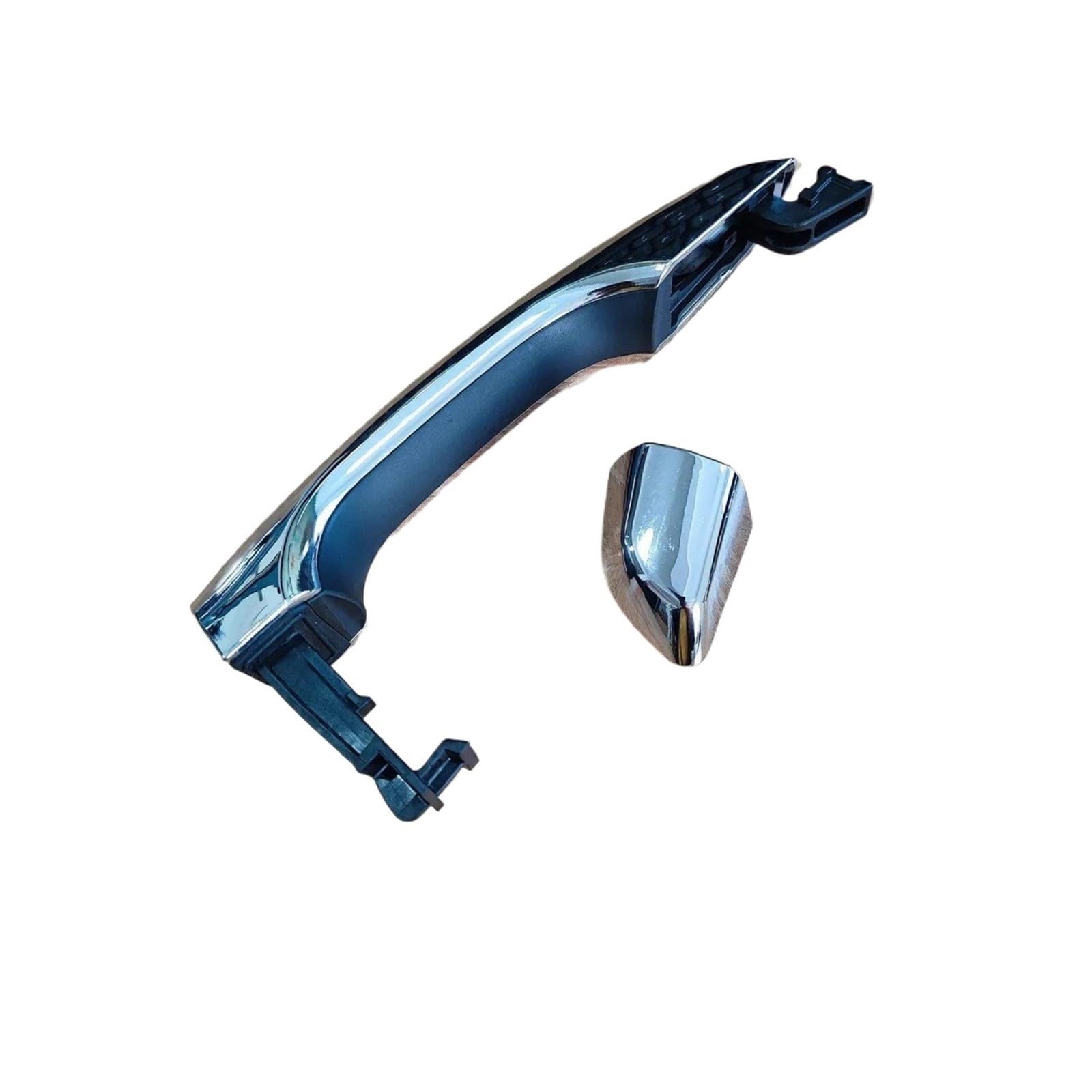 Auto Linkslenker Außentürgriff Für Hyundai Für Elantra 2016 2017 2018 2019 2020 Außentürgriff Chrom Links Und Rechts Griff Fahrer Exterieur Auto Türgriff(Left no Hole) von NOKRGQW
