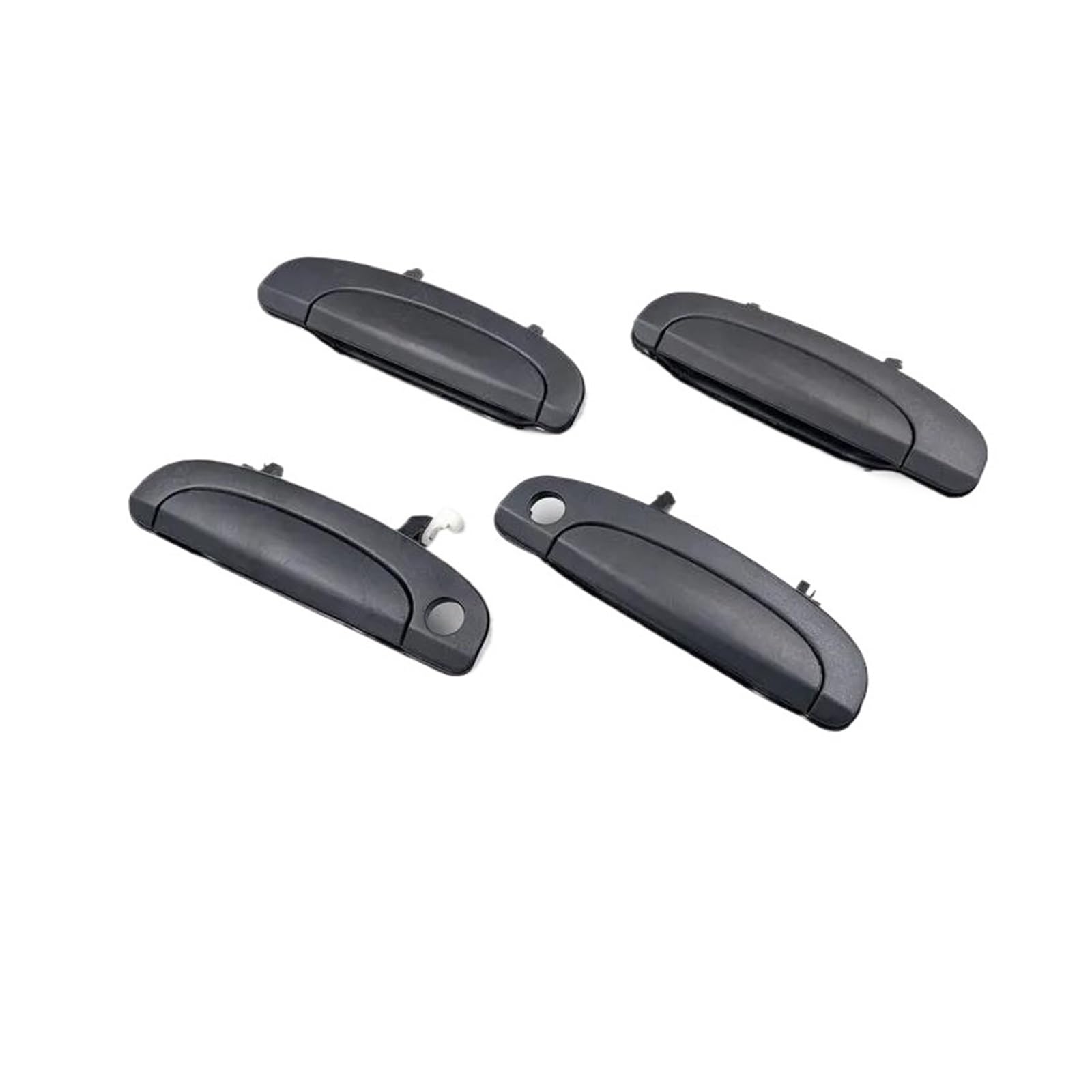 Auto Linkslenker Außentürgriff Für Hyundai Für Getz 2002-2012 Vordere Und Hintere Tür Außengriff Schwarz Exterieur Auto Türgriff(1 Lot 4 Doors) von NOKRGQW