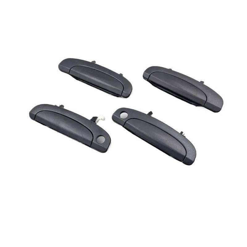 Auto Linkslenker Außentürgriff Für Hyundai Für Getz 2002-2012 Vordere Und Hintere Tür Außengriff Schwarz Exterieur Auto Türgriff(1 Lot 4 Doors) von NOKRGQW