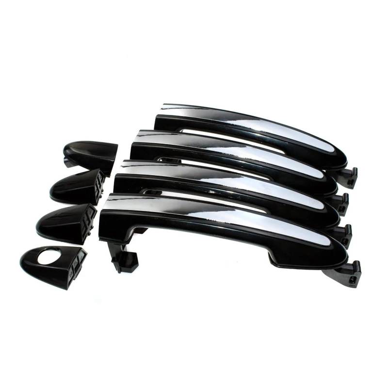 Auto Linkslenker Außentürgriff Für Hyundai Für Santa Für Fe 2007-2012 Chrom Schwarz Äußere Tür Griff 826512B000 826612B000 836512B000 Exterieur Auto Türgriff(Front Right) von NOKRGQW