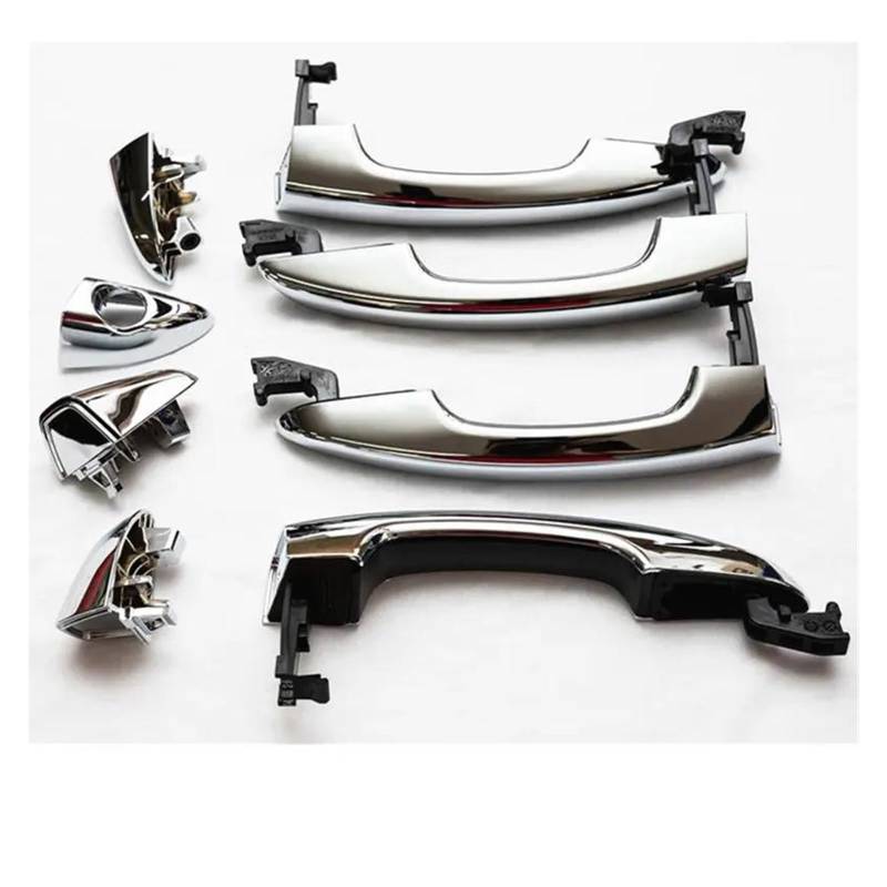 Auto Linkslenker Außentürgriff Für Hyundai Für Sonata 9 2015 2016 2017 Geunine Chrome Außen Außerhalb Tür Griff 8PCS Exterieur Auto Türgriff von NOKRGQW