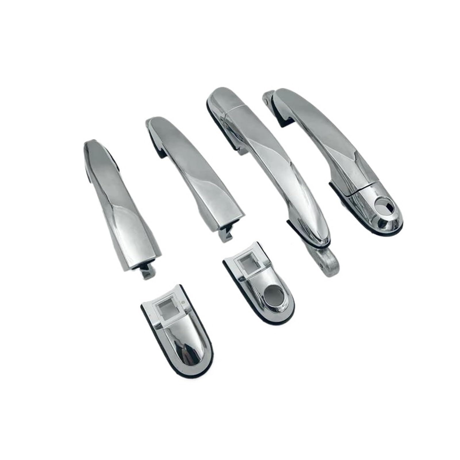 Auto Linkslenker Außentürgriff Für Hyundai Für Tucson 2005–2009. Vordertür-Außengriff, Verchromter Türöffner Hinten Links Und Rechts Exterieur Auto Türgriff(1 Lot) von NOKRGQW