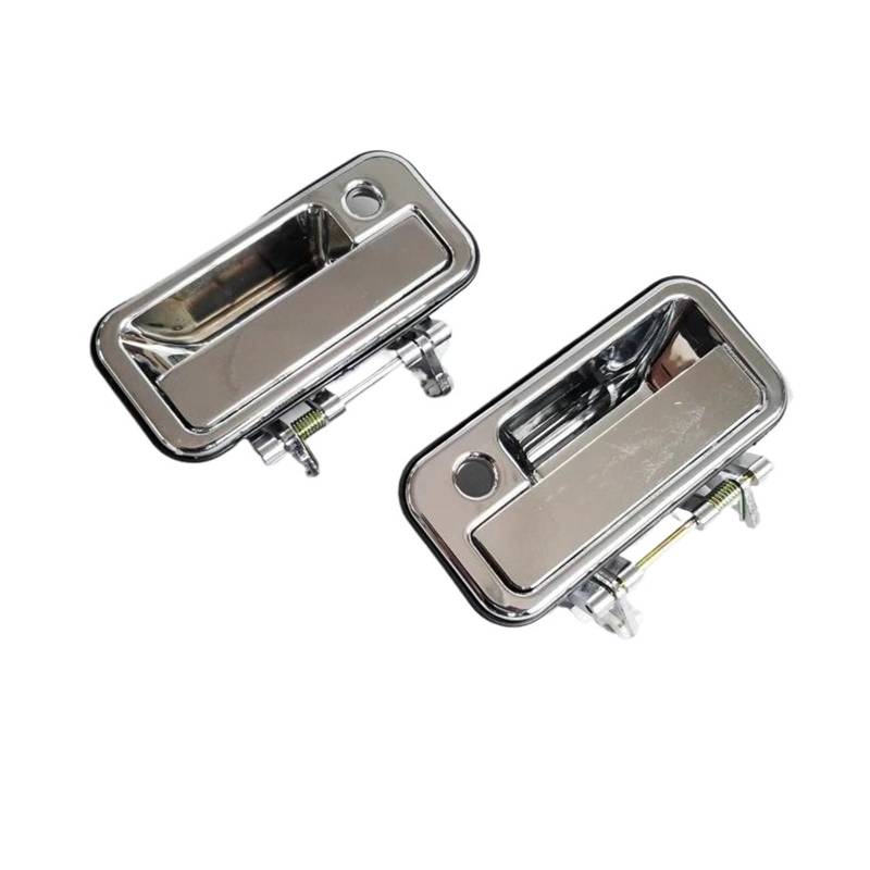 Auto Linkslenker Außentürgriff Für Isuzu Pickup 1988–1995. Für Passport-Tür-Außengriff Vorne Und Hinten, Metalltyp, Chrom Exterieur Auto Türgriff(Front 1 Set) von NOKRGQW