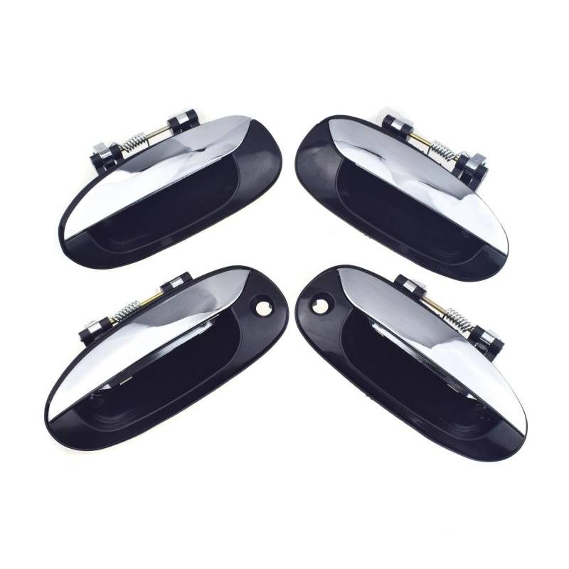 Auto Linkslenker Außentürgriff Für Kia Carens 2003 2004 2005 2006 1/2 / 4 Stück Chrom-Außen-Autotürgriff Vorne/Hinten, Linker Fahrer Oder Rechter Beifahrer Exterieur Auto Türgriff(4 Pcs Front Rear von NOKRGQW