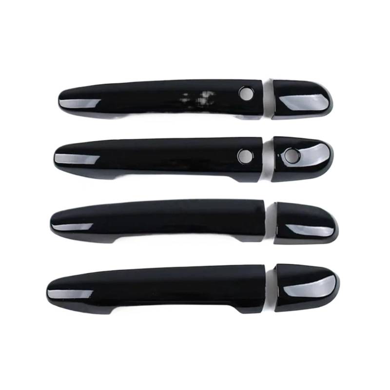 Auto Linkslenker Außentürgriff Für Mazda 2 Demio 3 5 6 8 CX3 CX5 CX8 CX9 MX5 Glänzend Schwarz Außen Auto Türgriff Rahmen Panel Abdeckung Trim ABS Material Aufkleber Exterieur Auto Türgriff(No Smart Ho von NOKRGQW