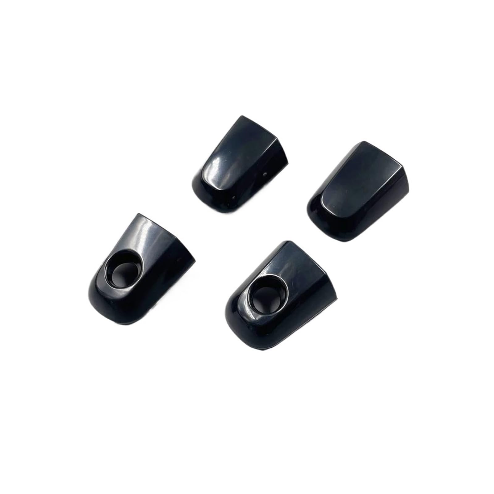 Auto Linkslenker Außentürgriff Für Mitsubishi Für L200 Trion 2005-2015 Schwarze Türaußengriffkappe Exterieur Auto Türgriff(Rear Right) von NOKRGQW