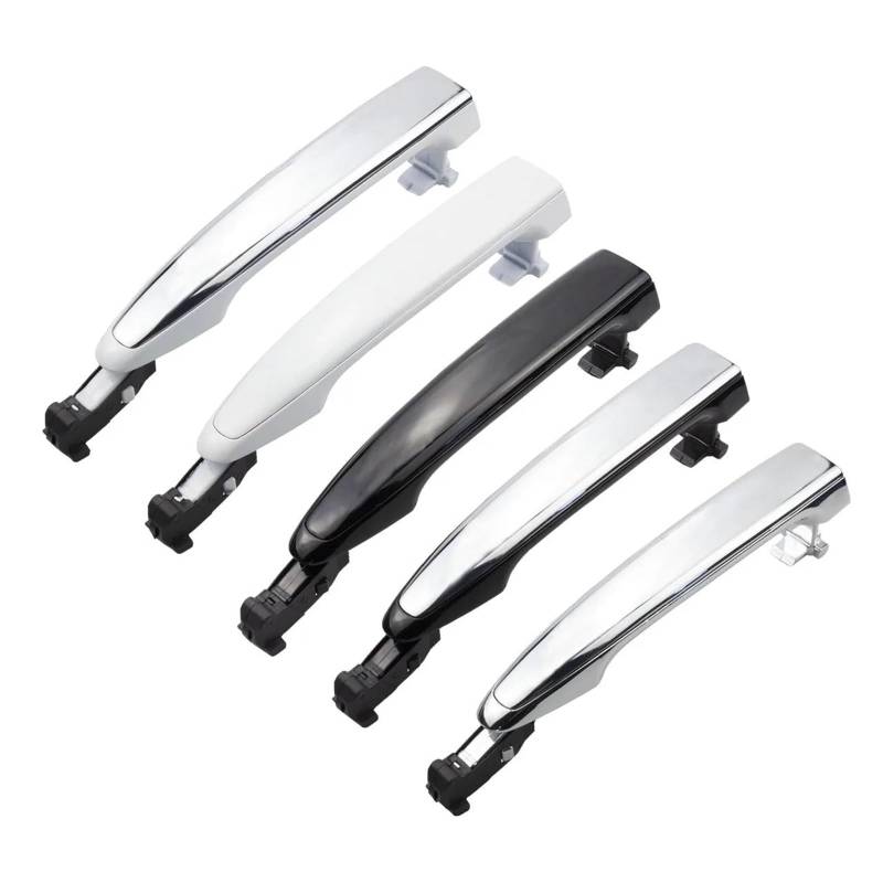 Auto Linkslenker Außentürgriff Für Toyota Für Highlander Für Camry Crown 2008 2009 2010 2011 2012 2013 69210-30300-CO 1PCS Auto Außen Außerhalb Tür Griff Vorne Hinten Exterieur Auto Türgriff(White Chr von NOKRGQW