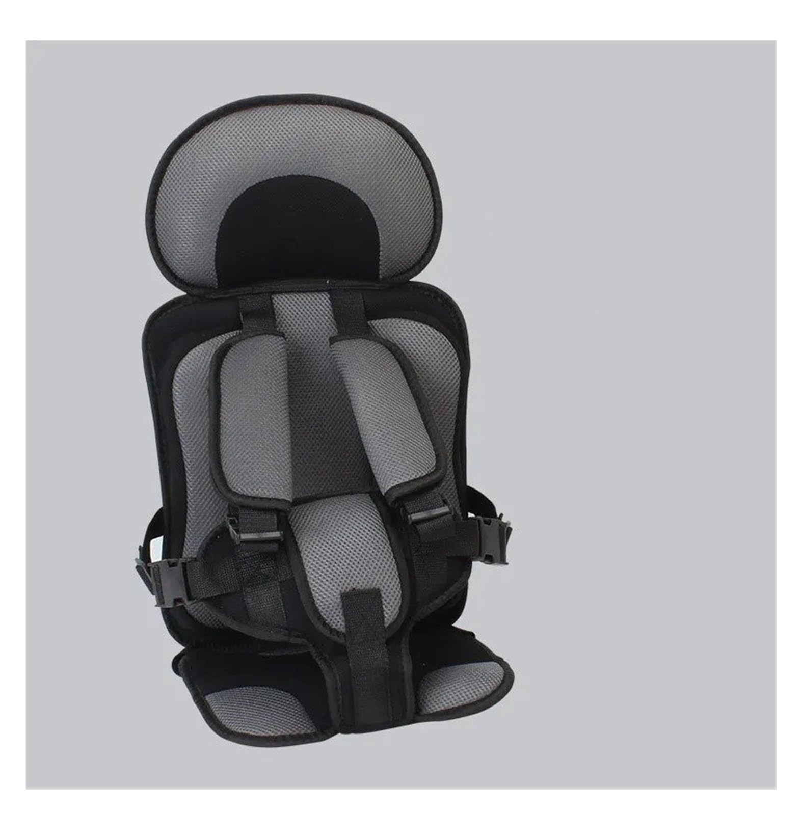 Autositzschoner Kindersitzmatte Für 6 Monate Bis 12 Jahre Alt Atmungsaktive Stuhlmatten Babyautositzkissen Verstellbares Kinderwagen-Sitzpolster Auto-Sitzbezug(Small Black) von NOKRGQW