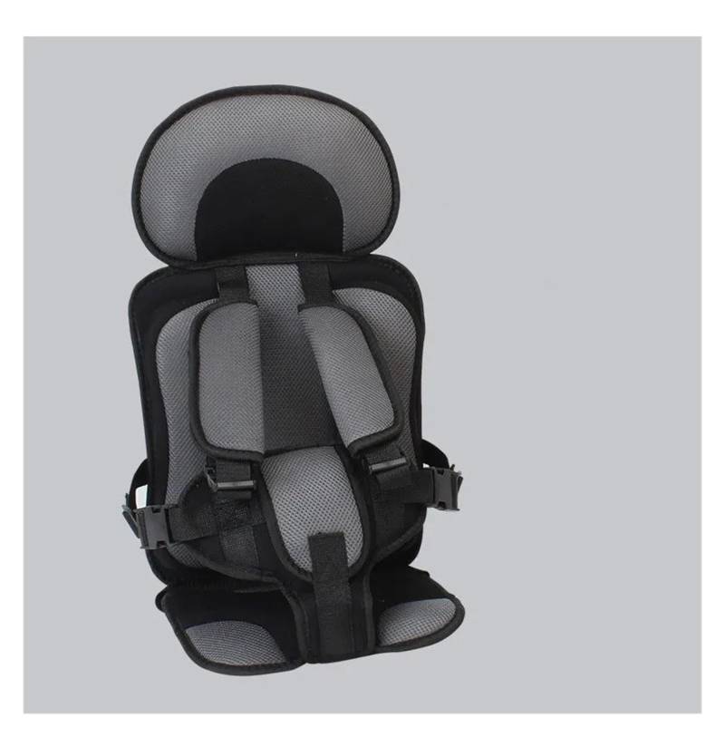 Autositzschoner Kindersitzmatte Für 6 Monate Bis 12 Jahre Alt Atmungsaktive Stuhlmatten Babyautositzkissen Verstellbares Kinderwagen-Sitzpolster Auto-Sitzbezug(Small Black) von NOKRGQW