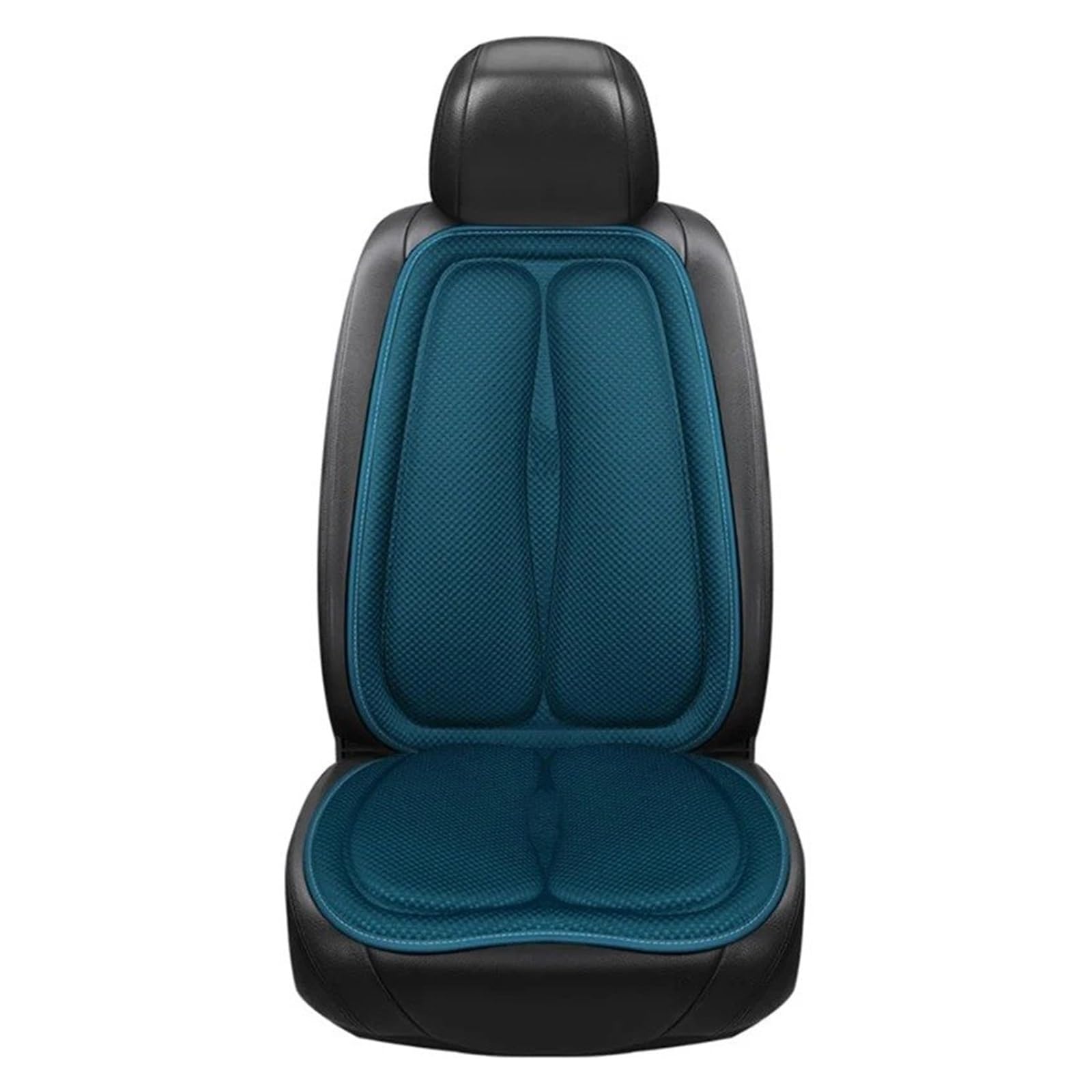 Autositzschoner Universal-Autositzbezüge Vorne Und Hinten Blaues Kissen Atmungsaktiv Wasserdicht Auto-Eisseidenmatten Komplettes Set Auto-Sitzbezug(C4) von NOKRGQW