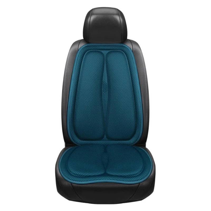 Autositzschoner Universal-Autositzbezüge Vorne Und Hinten Blaues Kissen Atmungsaktiv Wasserdicht Auto-Eisseidenmatten Komplettes Set Auto-Sitzbezug(C4) von NOKRGQW