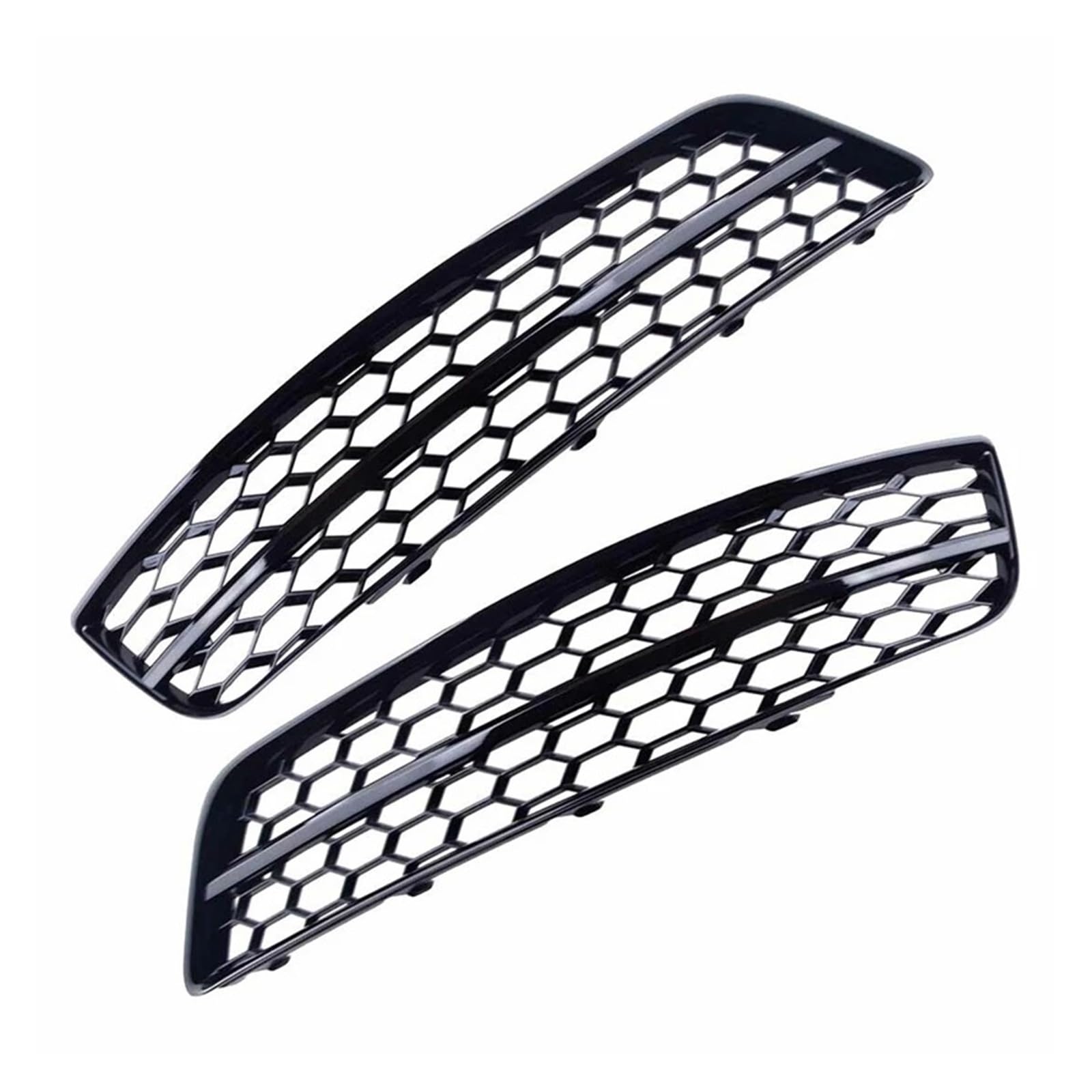 Facelift Grill Für A3 8P 2009 2010 2011 2012 2013 2 Stücke Nebelscheinwerfer Kühlergrill Glänzend Schwarz Auto Nebelscheinwerfer Kühlergrill Grill Abdeckung Kühlergrill Passend(2pcs A) von NOKRGQW