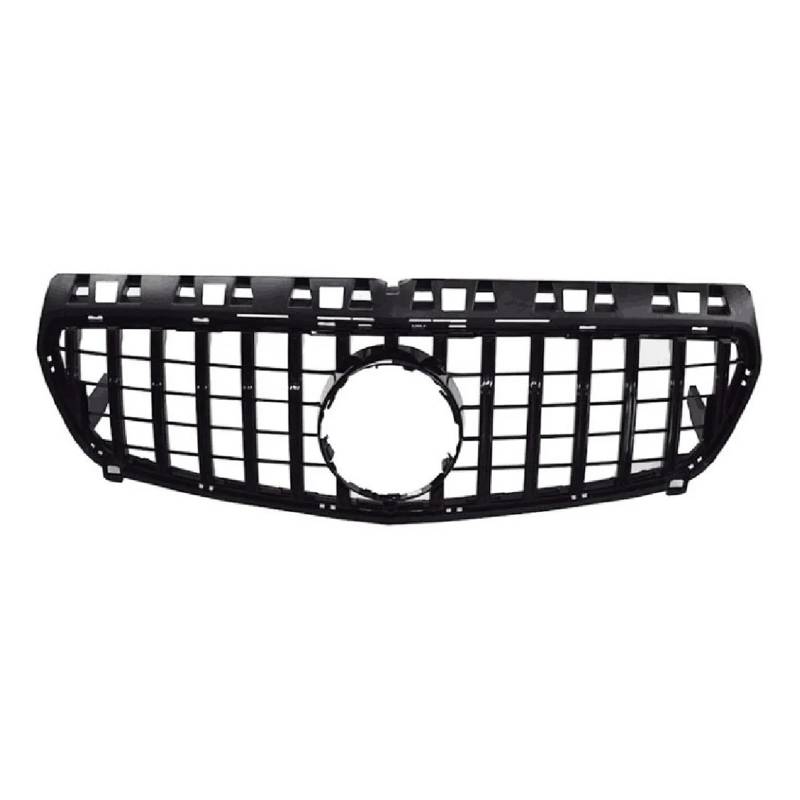 Facelift Grill Für Benz A-Klasse W176 A200 A250 A45 2013 2014 2015 Schwarzer Auto-Frontstoßstangen-Obergittergrill Für GTR-Sport-Stil-Kühlergrill Kühlergrill Passend von NOKRGQW