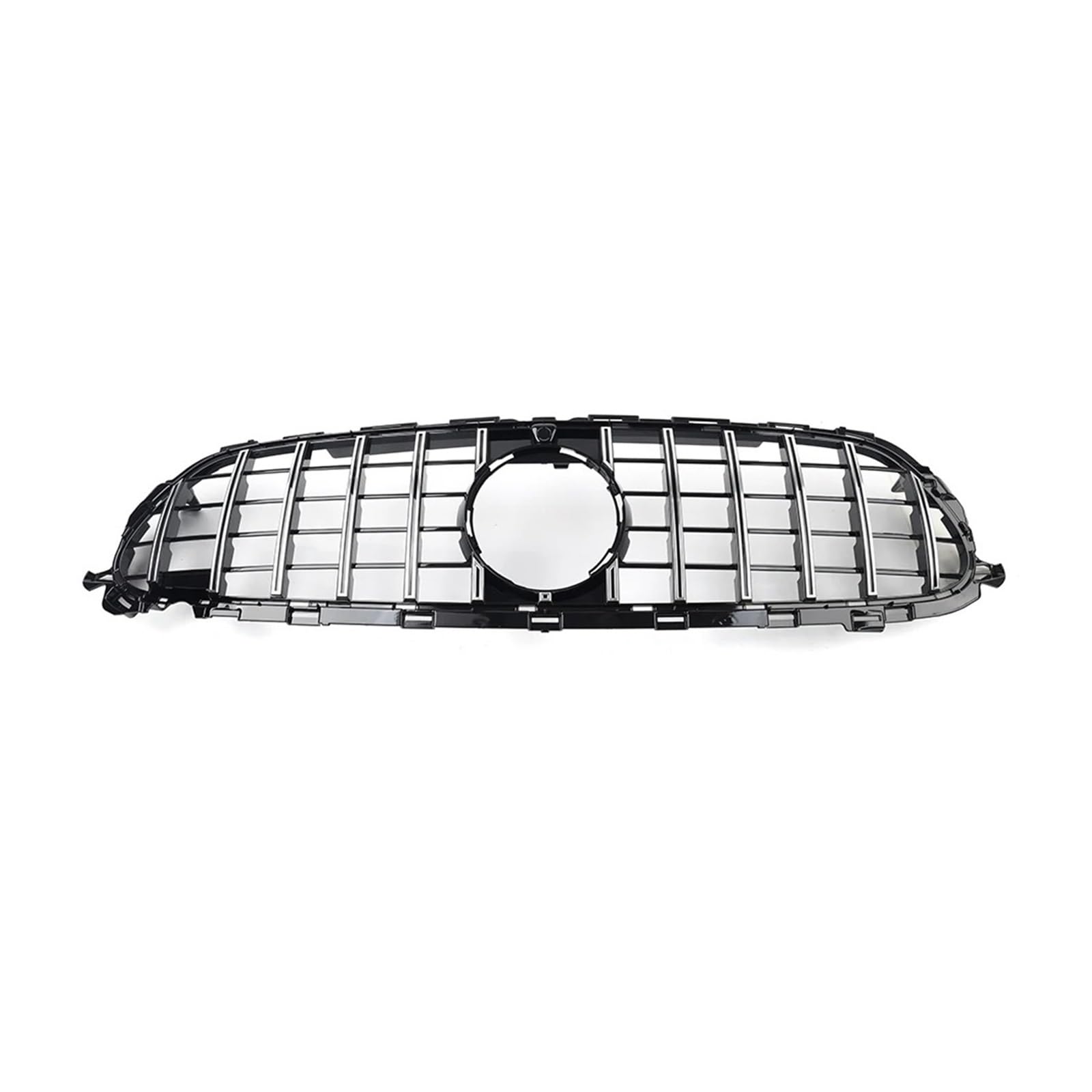 Facelift Grill Für Benz E-Klasse W213 E350 E450 E53 Für AMG 2021 2022 2023 Für GTR Stil Auto Front Stoßstange Kühlergrill Kühler Haube Grill Kühlergrill Passend(Chrome) von NOKRGQW