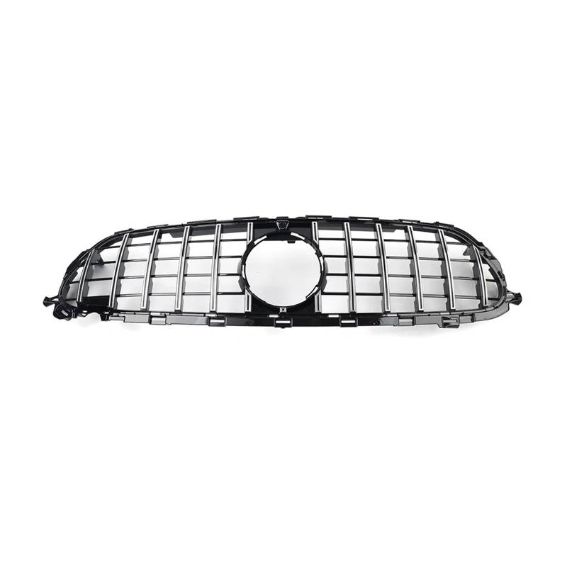Facelift Grill Für Benz E-Klasse W213 E350 E450 E53 Für AMG 2021 2022 2023 Für GTR Stil Auto Front Stoßstange Kühlergrill Kühler Haube Grill Kühlergrill Passend(Chrome) von NOKRGQW