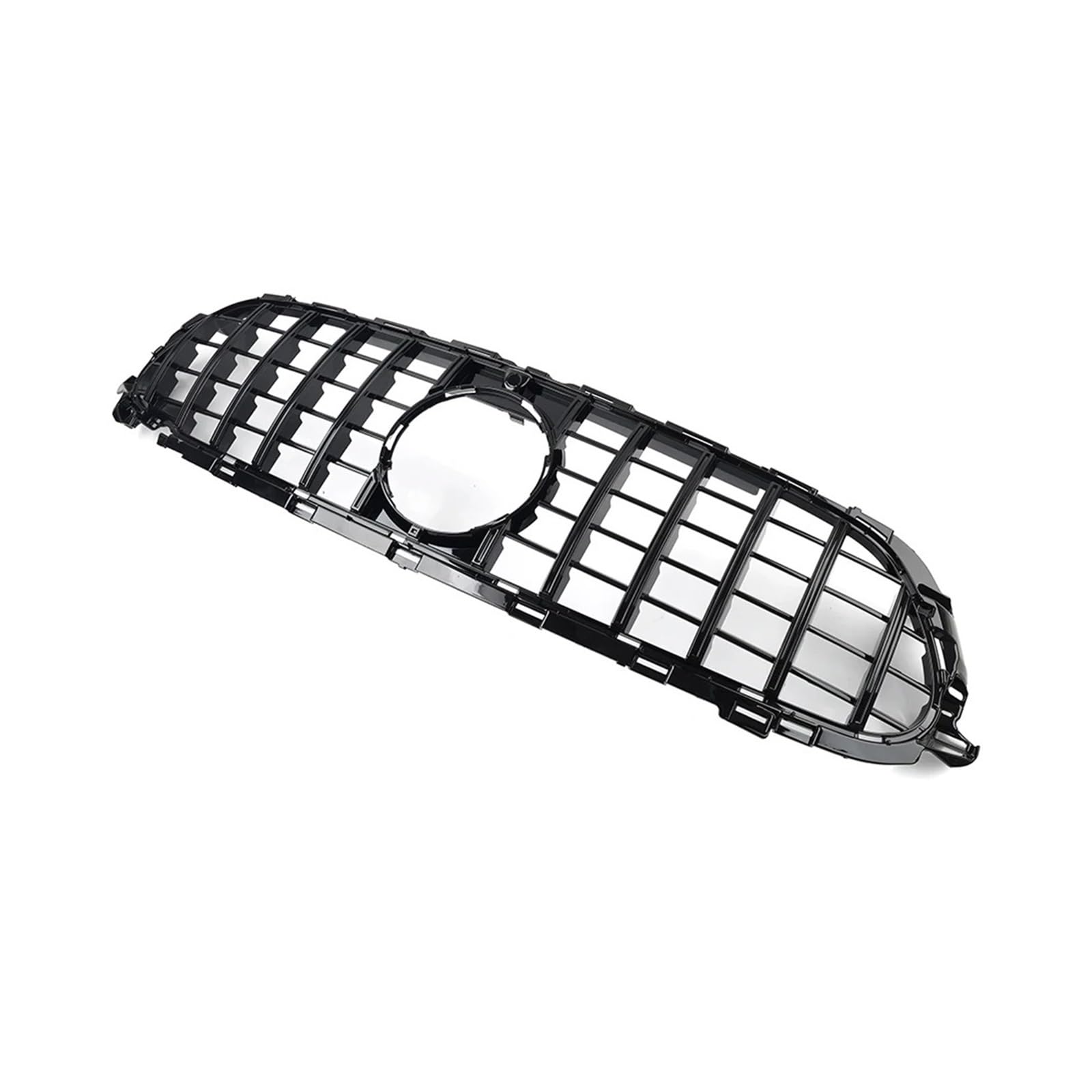 Facelift Grill Für Benz E-Klasse W213 E350 E450 E53 Für AMG 2021 2022 2023 Für GTR Stil Auto Front Stoßstange Kühlergrill Kühler Haube Grill Kühlergrill Passend(Schwarz) von NOKRGQW