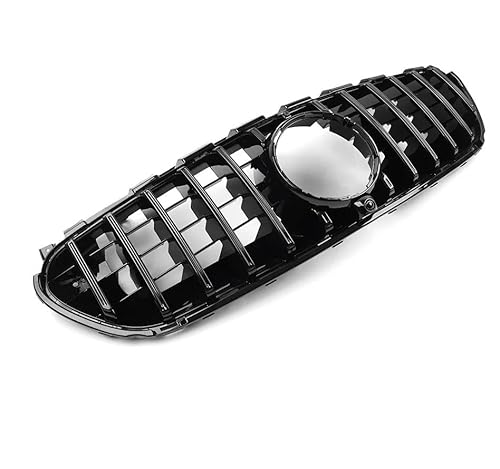Facelift Grill Für Benz E-Klasse W213 E63 E63S 2016 2017 2018 2019 2020 Auto Frontstoßstange Kühlergrill Haubengrill Schwarz/Chrom Kühlergrill Passend(Schwarz) von NOKRGQW