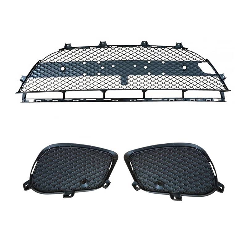 Facelift Grill Für Benz Für GLE C292 W166 W292 2016-2019 A2928855322 EINE 2928855422 2928855122 Front Lower Grill Stoßstange Kühlergrill Nebel Lampe Abdeckung Kühlergrill Passend(Full Set) von NOKRGQW