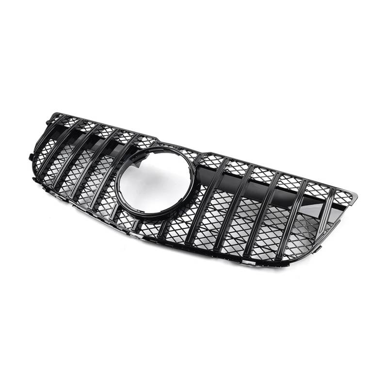 Facelift Grill Für Benz Für GLK-Klasse X204 Facelift GLK250 GLK300 GLK350 2013 2014 2015 Auto Für GTR-Stil Frontstoßstange Haubengrill Grill Kühlergrill Passend(Schwarz) von NOKRGQW