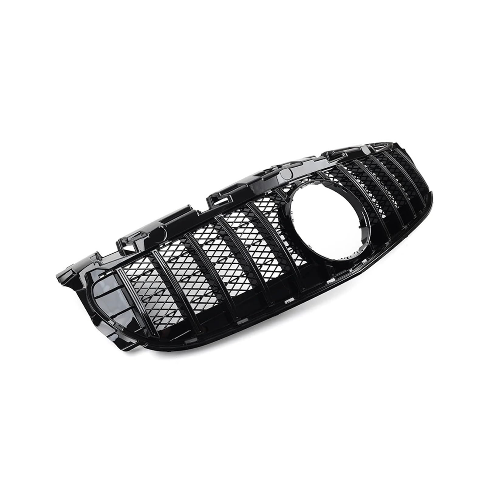 Facelift Grill Für Benz Für SLC-Klasse W172 R172 2016 2017 2018 2019 2020 Auto Frontstoßstangengrill Kühlerhaube Renngrill Für GTR-Stil Kühlergrill Passend(Schwarz) von NOKRGQW