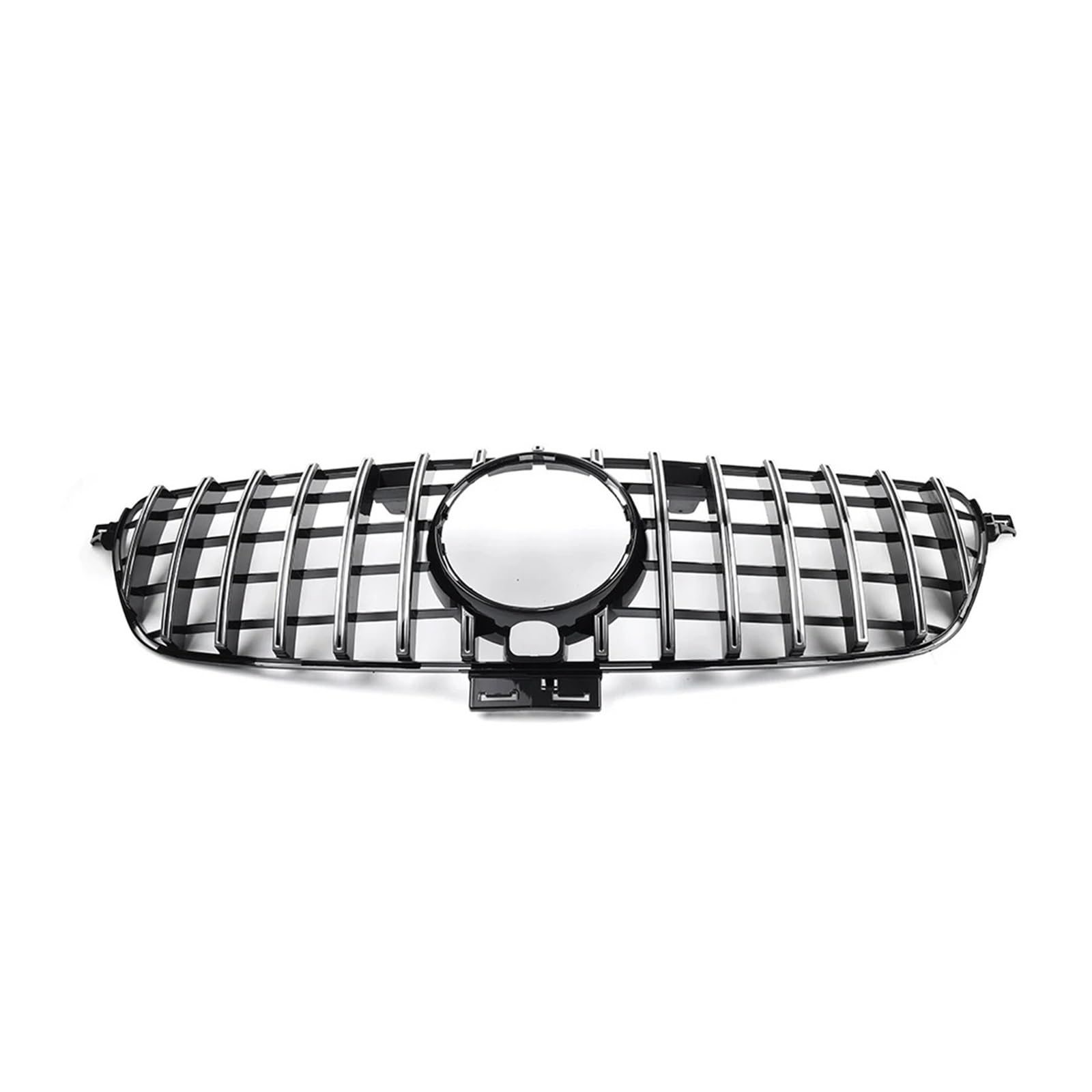 Facelift Grill Für Benz W166 SUV Für GLE 350 400 Für GLE43AMG 2015 2016 2017 2018 2019 Auto Frontstoßstange Kühlerhaubengrill Für GTR Style Grille Kühlergrill Passend(Chrome) von NOKRGQW