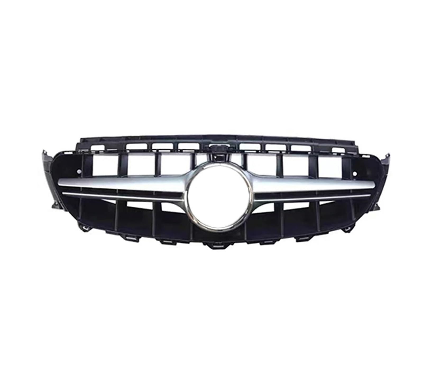 Facelift Grill Für Benz W213 C238 A238 E36 2016-2020 Mittelgitter Frontstoßstangengrill Einlassgrill GT Diamond E63 Style Tuning Zubehör Kühlergrill Passend(E63S Silvery) von NOKRGQW